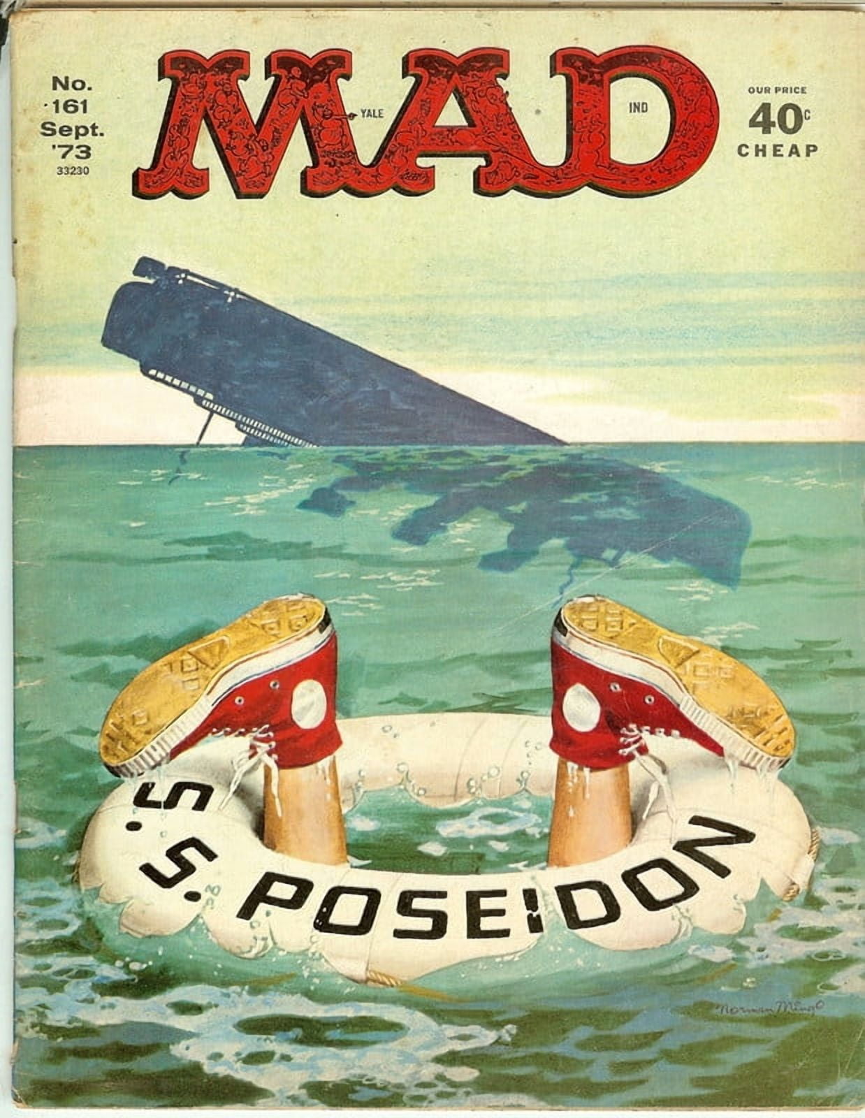 MAD Magazine Vintage Collectible #161 Sept 1973