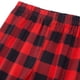 thumbnail image 4 of Conjuntos de pijamas familiares a juego Fiomva, pijamas navideños de manga larga con renos a cuadros, pijamas a rayas para mujer, ropa de dormir para las fiestas, ropa de casa, 4 of 5