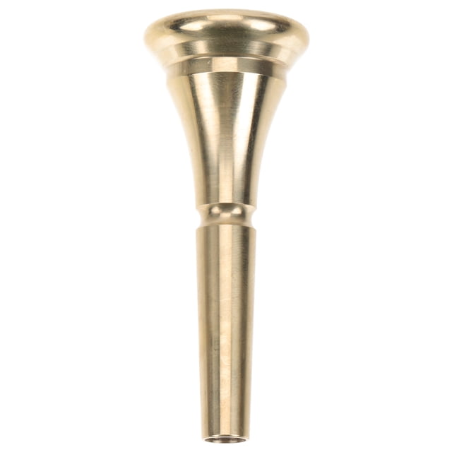 Embout Corne Française Dorée, Embout Standard Compatible avec Corne Française, Accessoire d'Instrument en Laiton de Haute Qualité pour Débutants et Professionnels, Idéal pour Améliorer le Son et la Performance