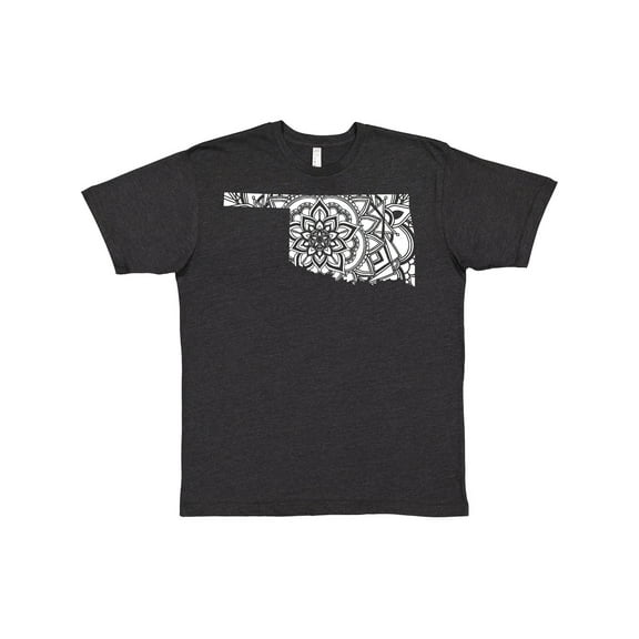 Inktastic Oklahoma Silhouette Mandala T-Shirt