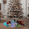 thumbnail image 4 of Sikiie Corals and Tropical Fish Nativity Christmas Tree Skirt, Jesus Christian Winter Holiday Tree Mat Decoration(30-48IN)30", 4 of 6