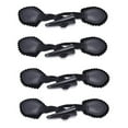 thumbnail image 2 of 4 Pairs Leather Sew-On Toggles Resin Horn Button Closures DIY Sewing Black, 2 of 6