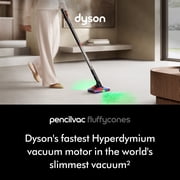 Dyson PencilVac™ Fluffycones مكنسة كهربائية لاسلكية | أسود | جديد | أحدث التقنيات