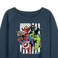 thumbnail image 3 of Marvel The Avengers - American Flag - Women's French Terry Pullover Sweatshirt, 3 of 5