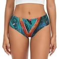 thumbnail image 1 of Fotbe Romantic Flamingo Pair Calzones Estampados para Mujer – Ropa Interior de Algodón, Cómoda, Suave y Elástica-Large, 1 of 6