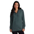 thumbnail image 5 of RBX Active Women's V-Neck French Terry Hoodie Tunic Sweatshirt, 5 of 5