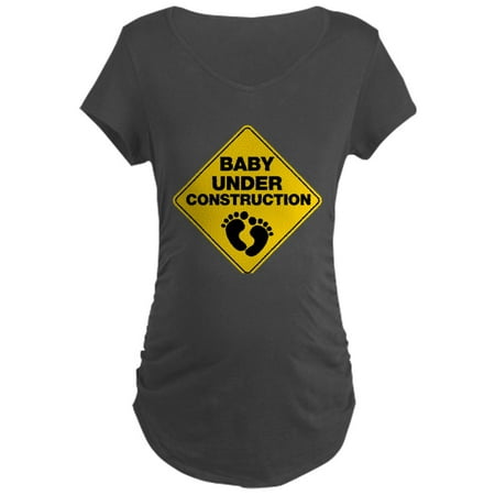 

CafePress - Baby Under Construction Maternity T Shirt - Maternity Dark T-Shirt