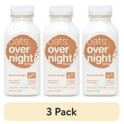 (3 pack) Oats Overnight Snickerdoodle Protein Overnight Oatmeal Shake, 2.2 oz, 1 Count