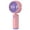 Pink, variant on Mini Fan 500mah Rechargeable Personal Fan USB Charging Portable Silent Keychain Mini Fan Handheld