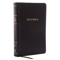 KJV, Reference Bible, Personal Size Giant Print, Bonded Leather, Black, Indexed, Red Letter Edition (Large Print) (Hardcover)