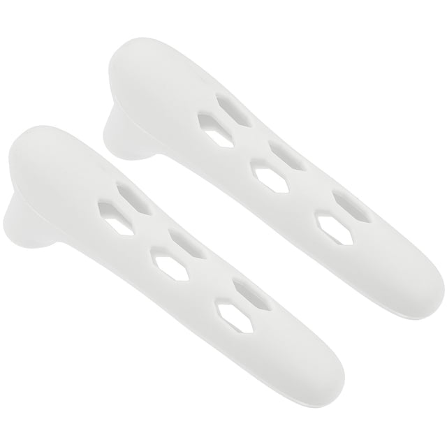Miangastore 2pcs Silicone Door Knob Covers Collision Protective Sleeves For Safety Quick Dry Easy To Install For Home Use