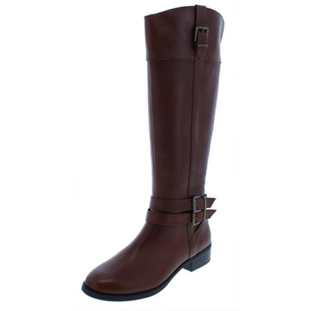 

INC Womens Frank II Leather Knee-High Riding Boots