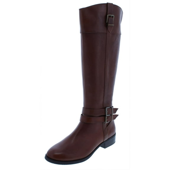 INC Womens Frank II Leather Knee-High Riding Boots