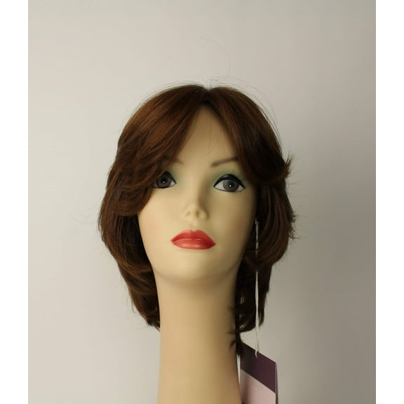 European Human Hair Freeda Wig Linda Red Multi-Directional Size L