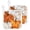 Gray, variant on Burnt Orange Fall Pumpkin Pot Holders for Kitchen Heat Insulation Potholder,Kitchen Pot Holders Sets Washable Oven Hot Pads Terry Cloth Trivet for Cooking Thanksgiving Maple Leaves Botanical 2 Pack