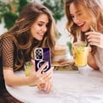 thumbnail image 6 of for Samsung Galaxy S23 Ultra Case [Support for Magsafe] Butterfly Pattern Magnetic Plating Screen Protector Luxury Elegant Case Camera Protector Shockproof Protective Corner Cover -Purple, 6 of 12