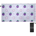 thumbnail image 2 of Coolnut Mangosteen Fruits Beach Towel Quick Dry Absorbent Bath Towels Sandproof Lightweight Towel for Gym Yoga Sports Swimming - 31x71in Washcloth Gift, 2 of 7
