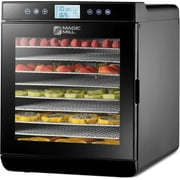 Magic Mill Premium Dehydrator Machine with 15 Stainless Steel Trays, Extra Large Capacity Food Dehydrator for Home Kitchen Countertop Use