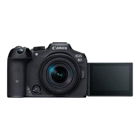 Canon - EOS R7 Mirrorless Camera with RF-S 18-150mm f/3.5-6.3 IS STM Lens - Black