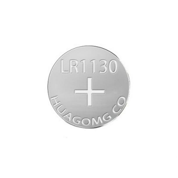 Paquet de 10 piles bouton alcalines LR1130/AG10/389 de Toshiba