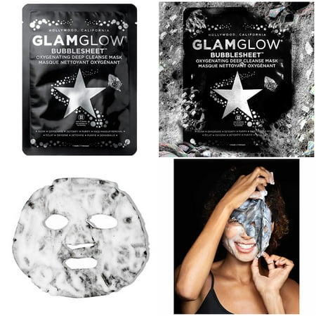 Glam Glow Bubblesheet Oxygenating Deep Cleanse (Best Way To Glow Face)