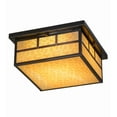 thumbnail image 7 of Meyda Tiffany 153662 Hyde Park Double Bar Mission 4 Light 23" Wide Flush Mount Square, 7 of 7
