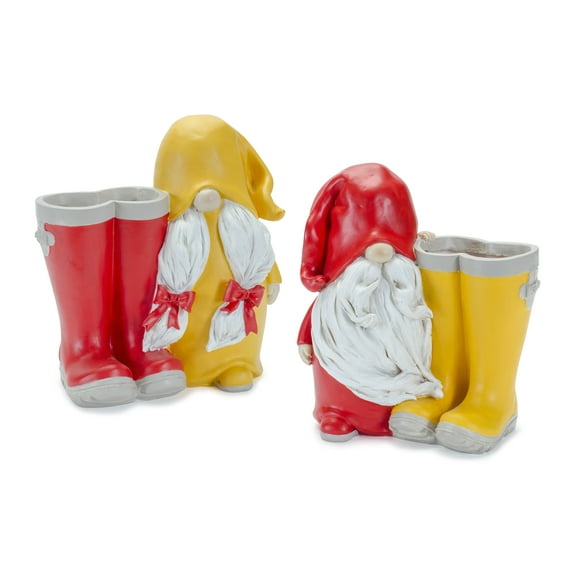 Gnome Planter (Set Of 2)