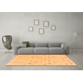 thumbnail image 3 of Ahgly Company Indoor Square Abstract Orange Modern Area Rugs, 8' Square, 3 of 4