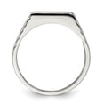 thumbnail image 2 of 925 Sterling Silver Solid Polished Ring Size 10 - 4.8 Grams -  Jewelry Gift for Mom, 2 of 3