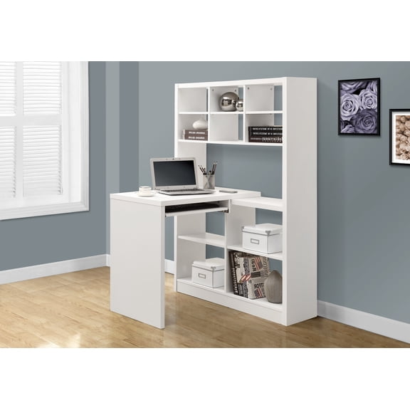 Computer Desk - White Left Or Right Facing Corner
