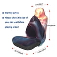 thumbnail image 3 of Wukai Dramatic Shark Attack Full Set Car Seat Covers with Soft Padding Universal Auto Front Seats Protector and Cushion Mat, 3 of 5