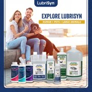 LubriSyn Liquid Hyaluronic Acid Joint Supplement for People, Supports Knees, Hips & Joints, Grape Flavor, 11.5 oz, 3-Pack