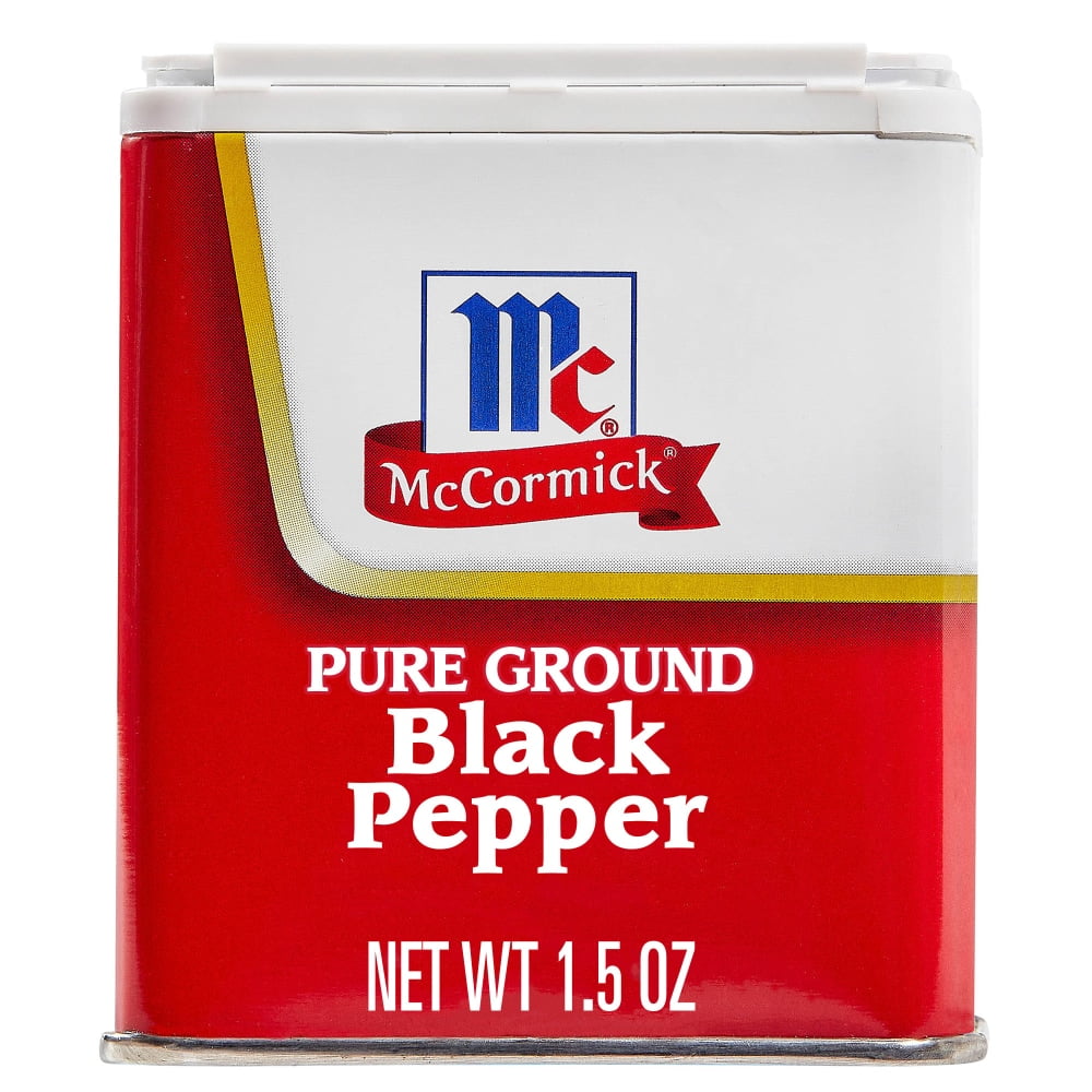 McCormick Pure Ground Black Pepper 1.5 oz - 5 Pack