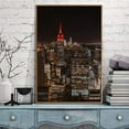 thumbnail image 3 of IDEA4WALL Framed Canvas Wall Art Beautiful Bridges in the City, 3 of 4
