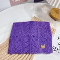 thumbnail image 5 of Funda de cuello grueso tejida de lana cálida para otoño e invierno para niños, 5 of 5