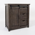 thumbnail image 3 of Jofran Madison County Rustic Reclaimed Pine Farmhouse 32" Barn Door Accent Cabinet, 3 of 10