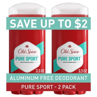 Old Spice, Male Deodorant Stick, 6 oz, Pure Sport Scent - Walmart.com
