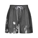 thumbnail image 4 of Mujeres Pantalones Cortos Ilustración de Verano Casual Encaje Hasta el Bolsillo Elástico, Pantalones Cortos Casuales para el Día Y el Ocio, 4 of 5