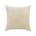 thumbnail image 2 of Solid Color Cushion Pillow Pillowcase Cozy Throw Pillow Minimalist Solid Pillow Handmade Decorative Pillows Durable Bedroom Pillow Multi-Use Couch Pillow Beige 17.74x17.74 Inch (1Pcs), 2 of 9
