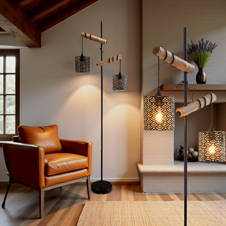 Woven Floor Lamp