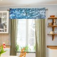 thumbnail image 4 of Coolnut Sea Waves Windows Valance Curtains, Double Layer Short Blackout Window Topper Treatment for Bathroom,Kitchen,Living Room,Cafe Decor,54x18Inch,only 1 Panel, 4 of 6