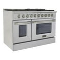 thumbnail image 3 of Kucht Professional 48" Stainless Steel Natural Gas Range in Silver, 3 of 20