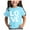 Sky Blue, variant on Yindaity Girls Boys Summer Tops Trendy Short Sleeve T-Shirt Casual Crew Neck Daily Shirt for Kids Toddler Children Cute Graphic Print Tee Blouse (Yellow,18-24 Months)