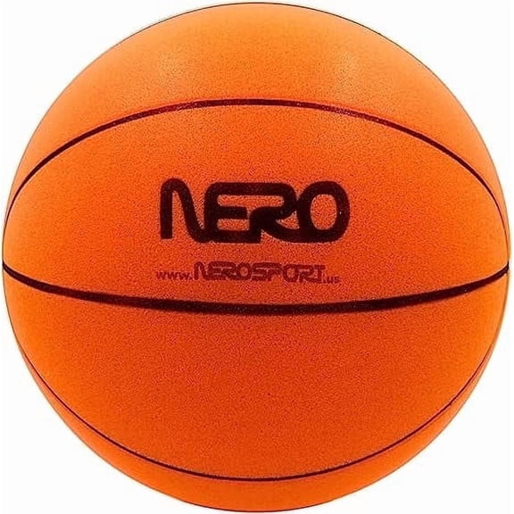 Nero Silent Basketball, Size 3 (7 inches) with Soft Foam Indoor Basketball and Bag