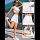 thumbnail image 5 of Pantalones Cortos Deportivos de Cintura Alta para Mujer, con Bolsillos, Elásticos, para Gimnasio. S, 5 of 8