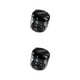thumbnail image 2 of Soidarity Práctica caja para dentaduras postizas con separación en seco Cepillo para dentaduras postizas de ABS sin complicaciones - Materiales negro ártico 2Conjunto, 2 of 6