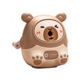 thumbnail image 1 of pitrice Pencil Sharpener With Large Chip Collection Box Compact And Powerful Pencil Sharpening And Offices. Dark brown, 1 of 5