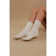 thumbnail image 3 of Women's Cottonique M27703 Latex Free Organic Cotton Socks - 2 Pack (Natural L), 3 of 5