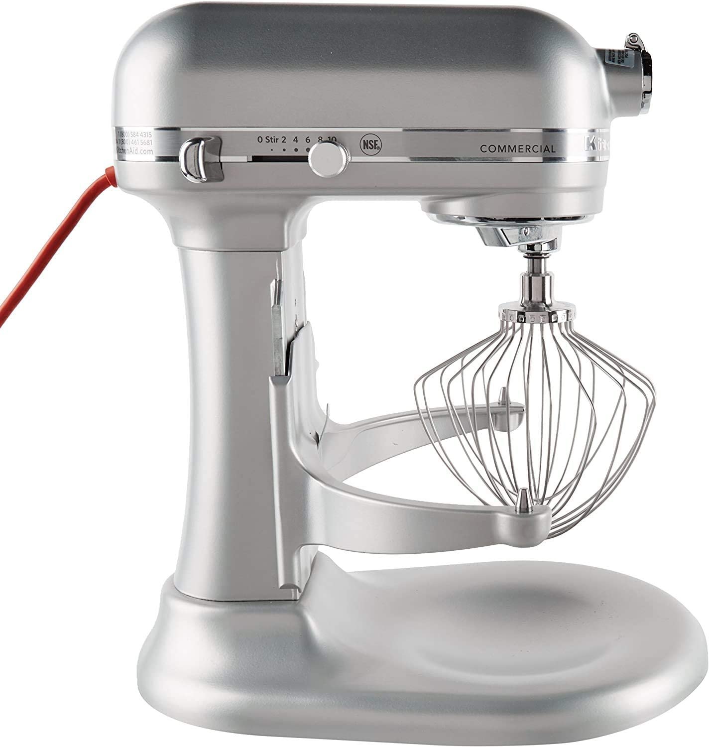 KitchenAid NSF Certified Commercial Series 8 Quart Bowl Lift Stand Mixer, - image 4 of 8