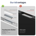 thumbnail image 3 of Decase Shockproof Clear Case with 360° Ring Stand Magnetic for iPhone 16 Pro,Anti-Fingerprint,Military Drop Protection,Compatible with Mag-Safe,Soft Edge Translucent Slim Phone Case,Clear, 3 of 10